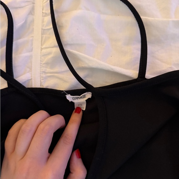Garage Sleek Black Camisole Top - Picture 2 of 2